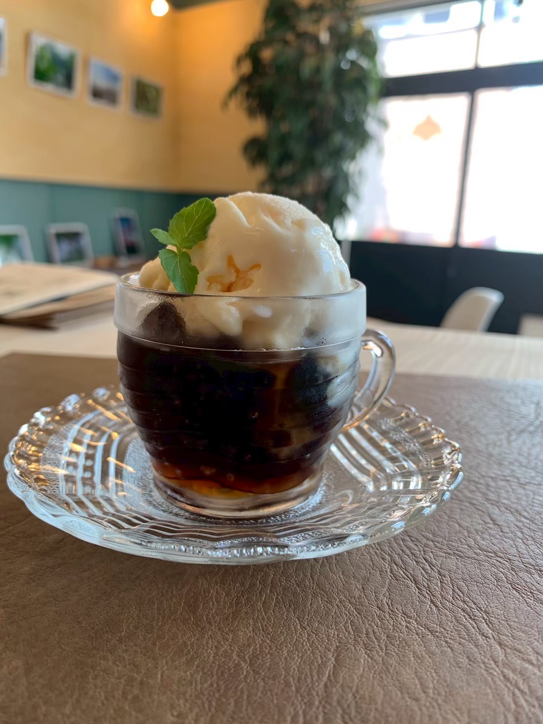 コーヒーゼリーとアイス